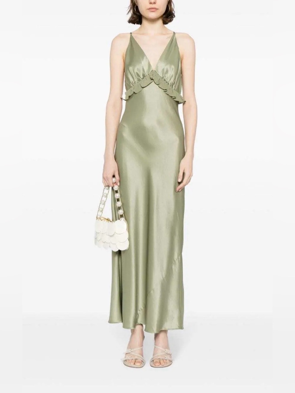 Reformation Madrigal Satin dress NWT